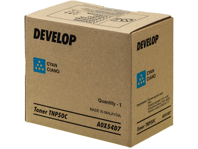 Develop : INEO+3100p TONER CYAN 5000 pages TNP-50C CYAN