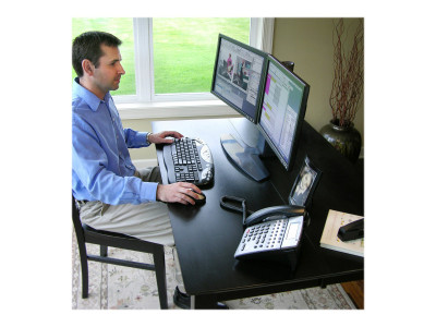 Ergotron : NEO-FLEX DUAL LCD LIFT STAND 24IN MONITOR (8.82kg)