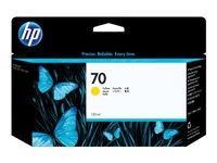 HP HP 70 130 ml Jaune encre pour DesignJet Z2100 Z3100