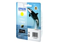 Epson : Encre Orque T7604 Jaune