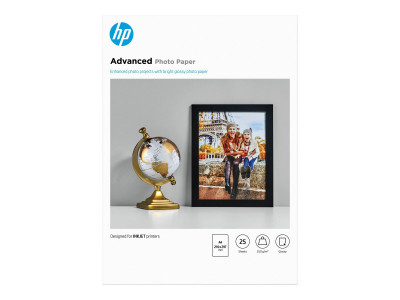 HP : HP ADV GLOSSY Photo papier 250G A4 210X297MM 25SH