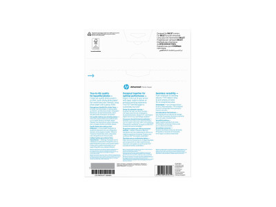 HP : HP ADV GLOSSY Photo papier 250G A4 210X297MM 25SH