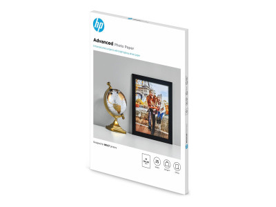 HP : HP ADV GLOSSY Photo papier 250G A4 210X297MM 25SH