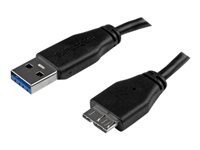 Startech : CABLE MICRO USB 3.0 SLIM 3M - CORDON USB A VERS MICRO B - M/M