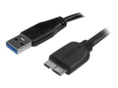 Startech : CABLE MICRO USB 3.0 SLIM 3M - CORDON USB A VERS MICRO B - M/M