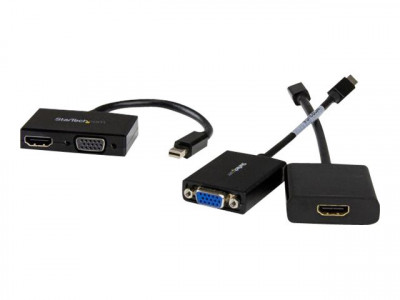 Startech : ADAPTATEUR de VOYAGE MINI DISPLAYPORT VERS HDMI OU VGA