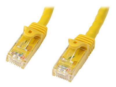 Startech : CABLE RESEAU CAT6 GIGABIT UTP SANS CROCHET de 3M - JAUNE