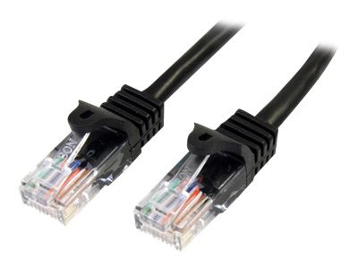 Startech : CABLE RESEAU CAT5E UTP SANS CROCHET de 2M - M/M - NOIR