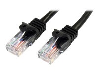 Startech : CABLE RESEAU CAT5E UTP SANS CROCHET de 2M - M/M - NOIR