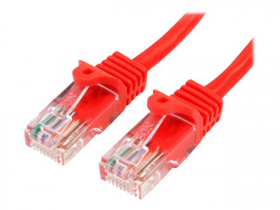 Startech : CABLE RESEAU CAT5E UTP SANS CROCHET de 2M - M/M - ROUGE