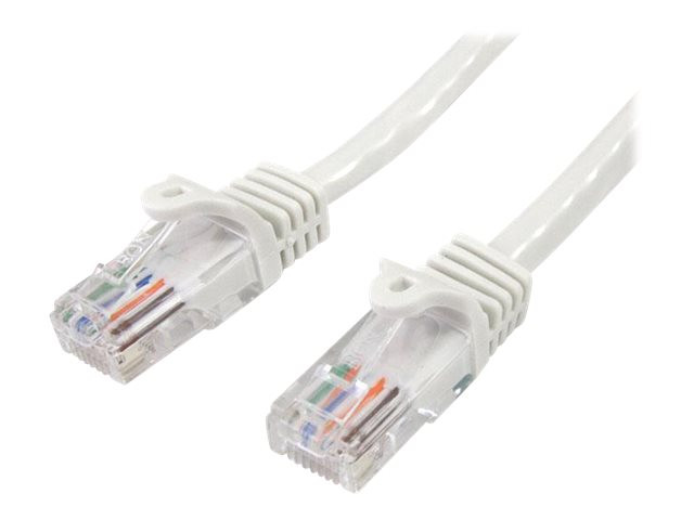 Startech : CABLE RESEAU CAT5E UTP SANS CROCHET de 2M - M/M - BLANC