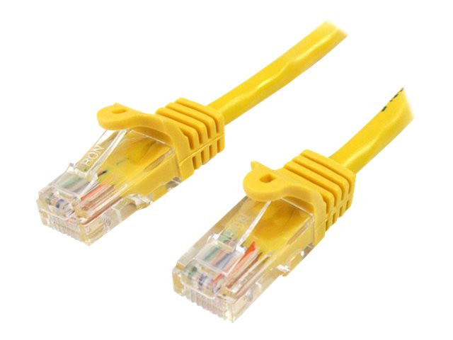 Startech : CABLE RESEAU CAT5E UTP SANS CROCHET de 2M - M/M - JAUNE