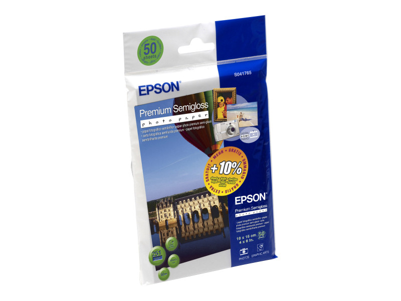 Epson : PAPIER Photo PREMIUM SEMI GLACE 10X15 CM