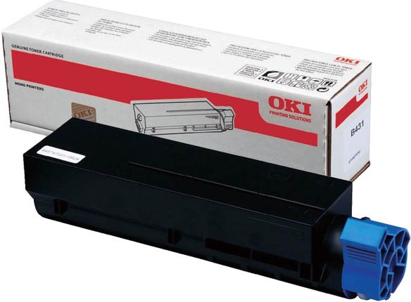 OKI TONER NOIR 12 000 pages pour B432dn B512dn MB492dn MB562dnw