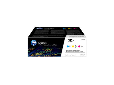 HP : Cartouche Toner 312A C/Y/M TRIPLE pack