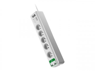 APC : ESSEN SURGEARREST 5 OUTLETS 5V 2.4A 2 USB CHARGER 230V