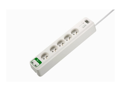 APC : ESSEN SURGEARREST 5 OUTLETS 5V 2.4A 2 USB CHARGER 230V