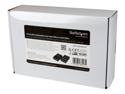 Startech : EXTENDEUR USB 2.0 SUR CAT5 / CAT6 A 4 PORTS JUSQU A 50 M