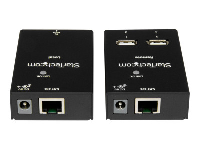 Startech : EXTENDEUR USB 2.0 SUR CAT5 / CAT6 A 4 PORTS JUSQU A 50 M