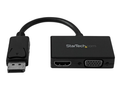 Startech : ADAPTATEUR de VOYAGE DISPLAYPORT VERS HDMI OU VGA