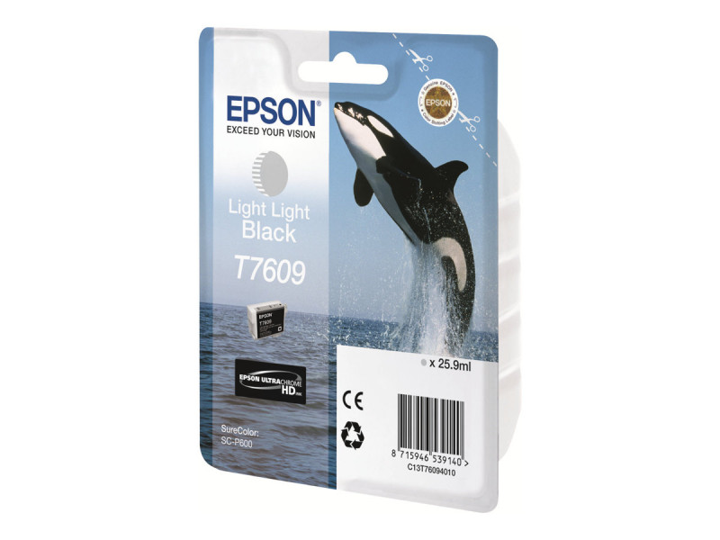 Epson : Encre Orque T7609 Noir très clair