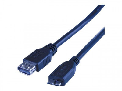 MCL Samar : USB3.0 OTG SUPERSPEED cable A FEMALE/MICRO B PLUG 1M