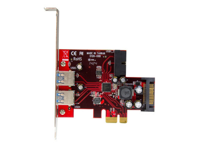 Startech : CARTE CONTROLEUR PCIE 4 PORTS USB 3.0 avec UASP et ALIM. SATA
