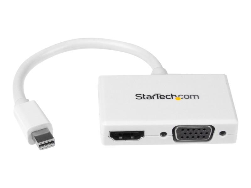 Adaptateur Mini DisplayPort vers VGA/DVI/HDMI Startech MDP2VGDVHDW