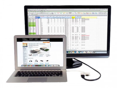 Startech : ADAPTATEUR de VOYAGE MINI DISPLAYPORT VERS HDMI OU VGA