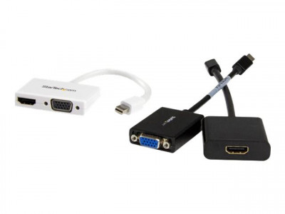 Startech : ADAPTATEUR de VOYAGE MINI DISPLAYPORT VERS HDMI OU VGA