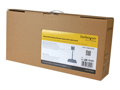 Startech : SUPPORT de BUREAU pour MONITEUR avec CROCHET pour CABLES
