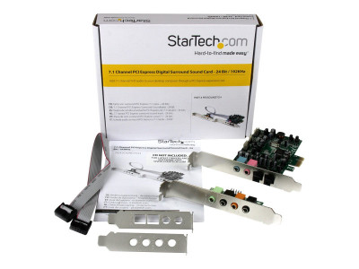 Startech : CARTE SON PCI EXPRESS 7.1 CANAUX pour SON SURROUND