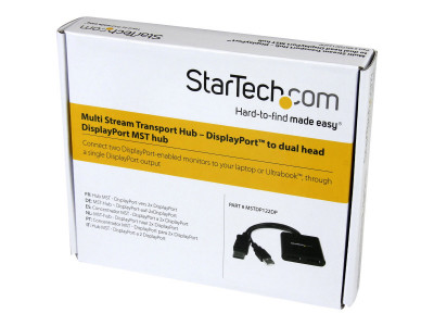 Startech : HUB MST DISPLAYPORT 1.2 VERS 2X DISPLAYPORT