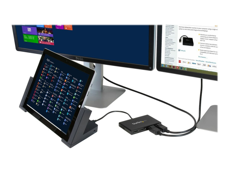 Startech : HUB MST DISPLAYPORT 1.2 VERS 4X DISPLAYPORT