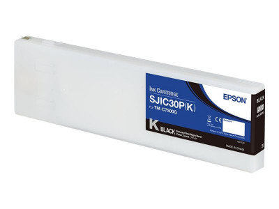 Epson : SJIC30P(K) Cartouche Encre Noir COLORWORKS C7500G