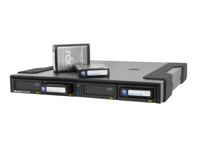 Tandberg : RDX QUIKSTATION 4 DESKTOP 4-DOCK 1GBE-ATTACHED DISK ARRAY (13.36kg)