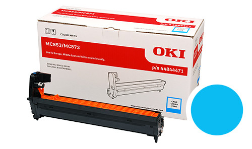 OKI Tambour Cyan 30.000 pages pour MC853 MC883