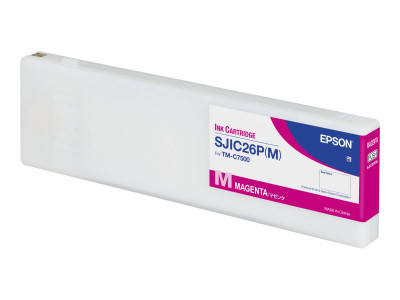 Epson : SJIC26P(M) Cartouche Encre Magenta COLORWORKS C7500