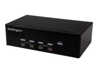 Startech : SWITCH KVM USB DOUBLE VGA A 4 PORTS avec HUB USB 2.0