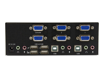 Startech : SWITCH KVM USB DOUBLE VGA A 2 PORTS avec HUB USB 2.0