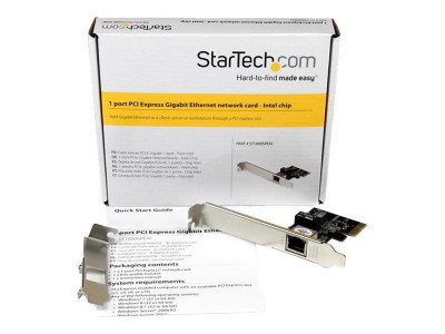 Startech : 1PORT GIGABIT NETWORK ADAPTER card W/ INTEL I210-AT CHIP PCIE