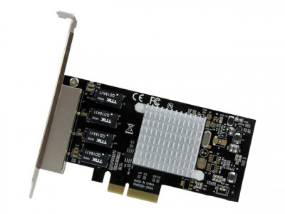 Startech : 4PORT GIGABIT NETWORK ADAPTER card W/ INTEL I350-AM4 CHIP PCIE