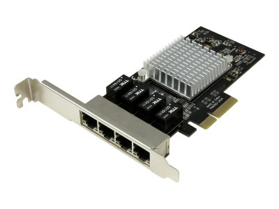 Startech : 4PORT GIGABIT NETWORK ADAPTER card W/ INTEL I350-AM4 CHIP PCIE