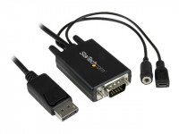 Startech : CABLE ADAPTATEUR DISPLAYPORT VERS VGA de 2 M avec AUDIO
