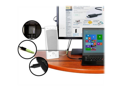 Startech : CABLE ADAPTATEUR DISPLAYPORT VERS VGA de 2 M avec AUDIO