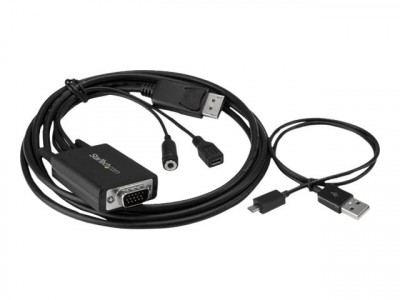 Startech : CABLE ADAPTATEUR DISPLAYPORT VERS VGA de 2 M avec AUDIO