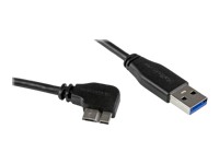 Startech : CABLE USB 3.0 SLIM A VERS MICRO B A ANGLE DROIT de 1 M - 5 GB/S