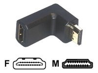 MCL Samar : ADAPTATEUR COUDE HDMI MaLE/ FEMELLE