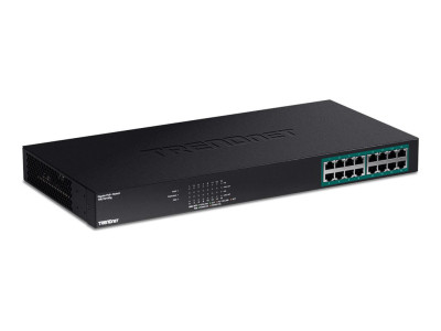 TrendNet : 16-PORT GREENNET GIGABIT POE+ SWITCH (250W) TPE-TG160G