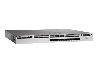 Cisco : CATALYST 3850 12 PORT 10G FIBER SWITCH IP BASE (10.67kg)